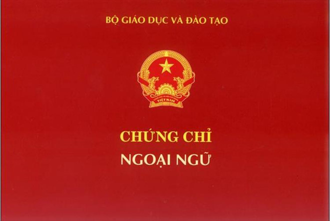 chứng chỉ ngoại ngữ